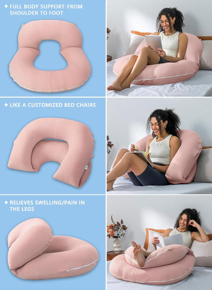 Back Pillow for Sitting in Bed for Reading