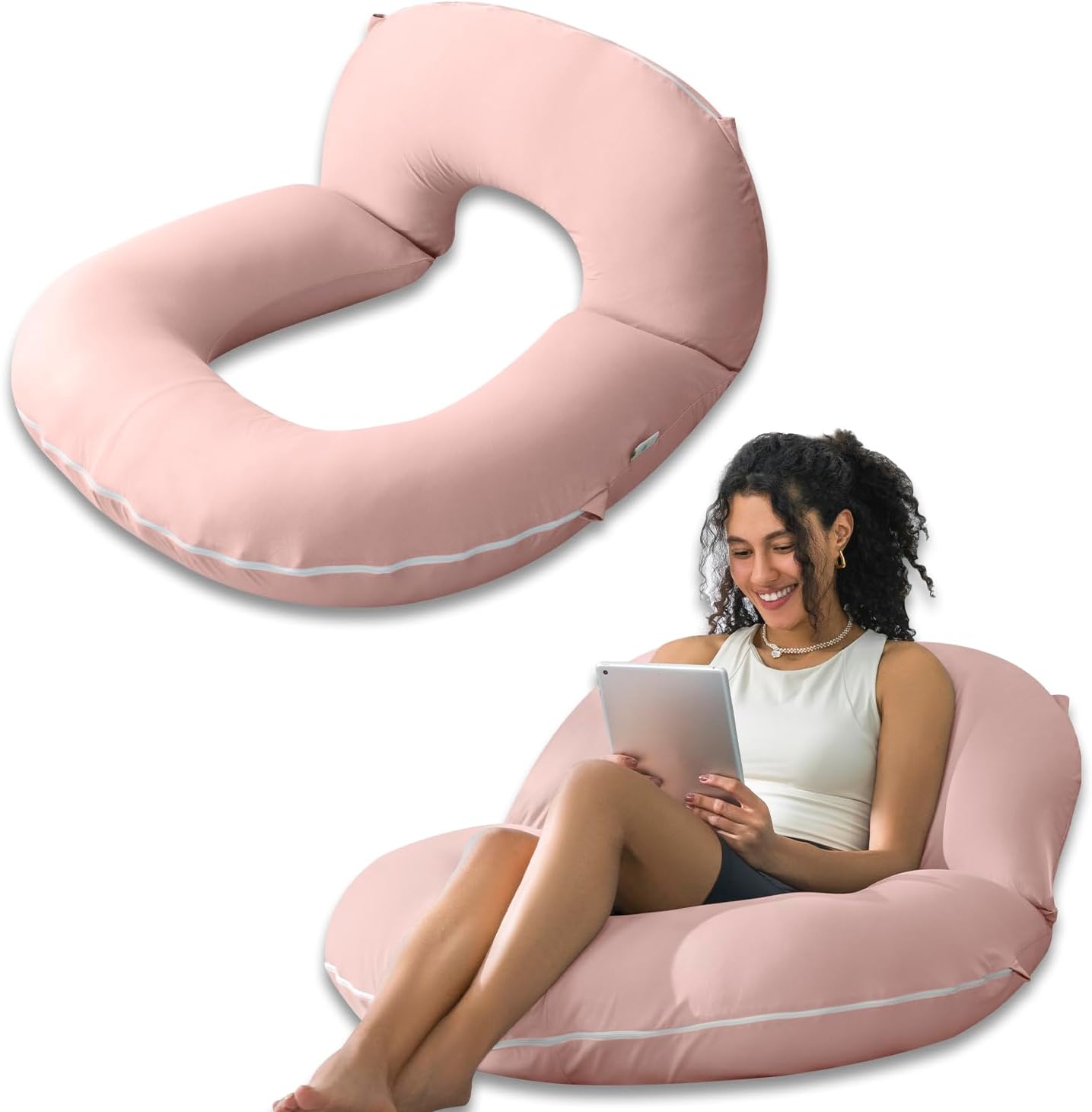 Back Pillow for Sitting in Bed for Reading