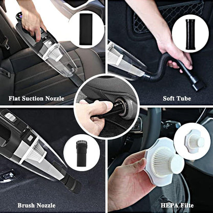 4-in-1 Car Vacuum Cleaner Tire Inflator