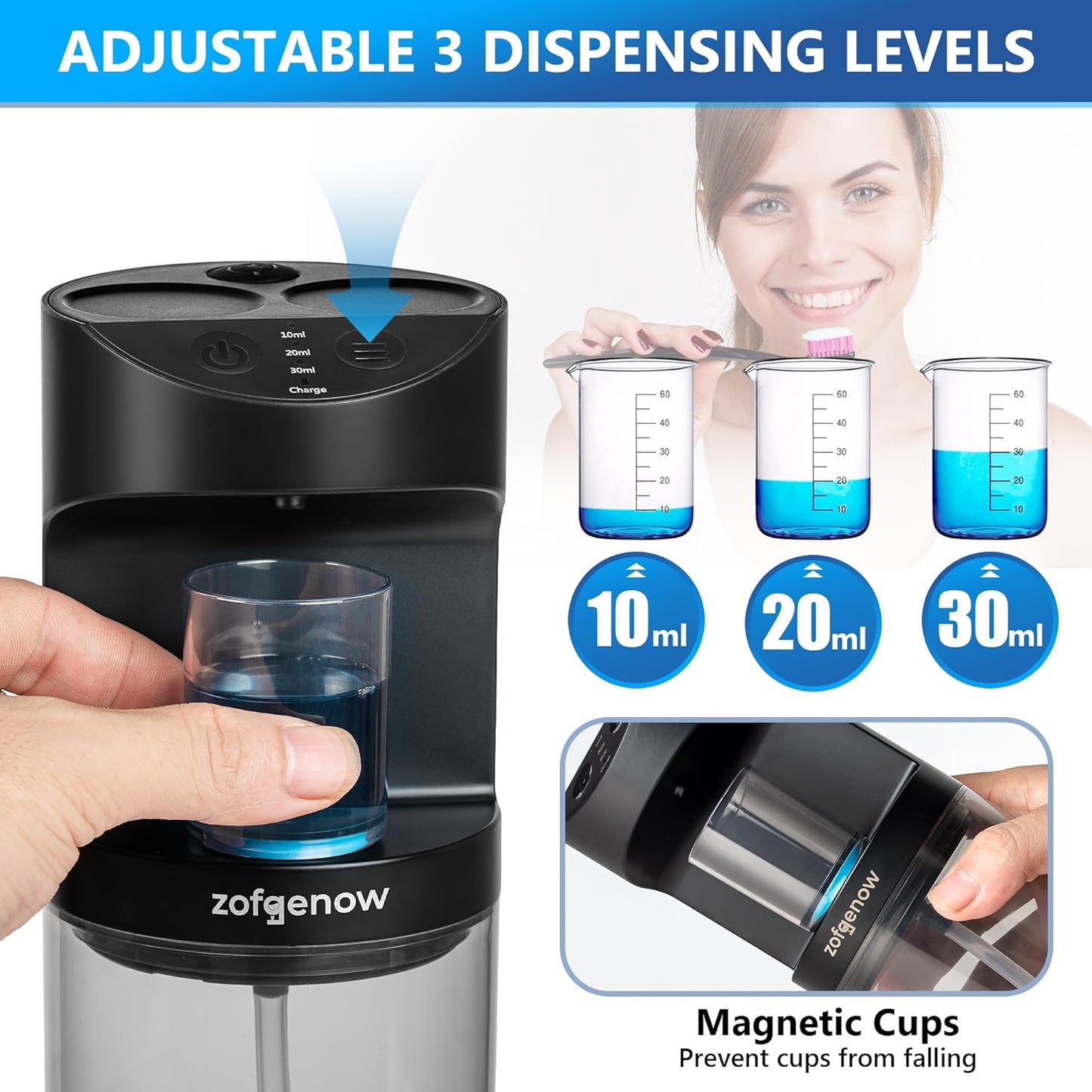 Automatic Mouthwash Dispenser for Bathroom