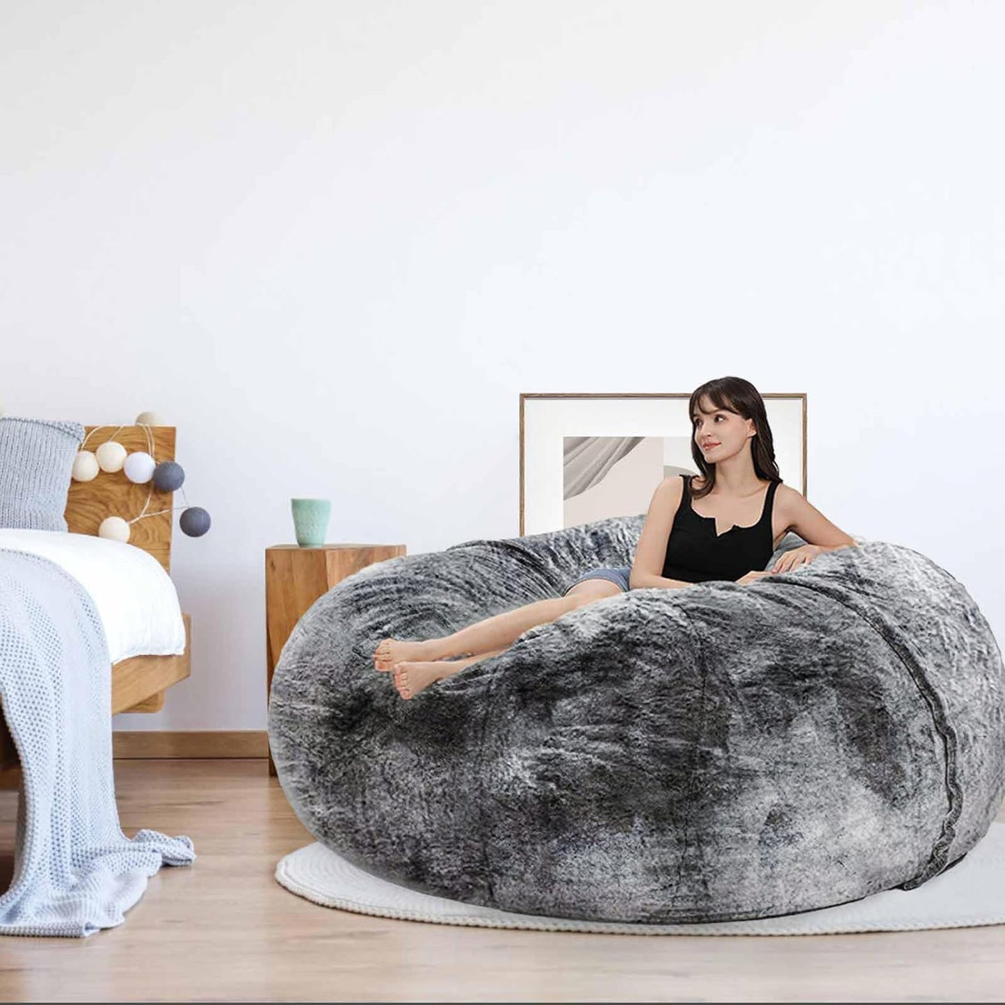 Bean Bag Chair for Adults Kids Lazy Sofa