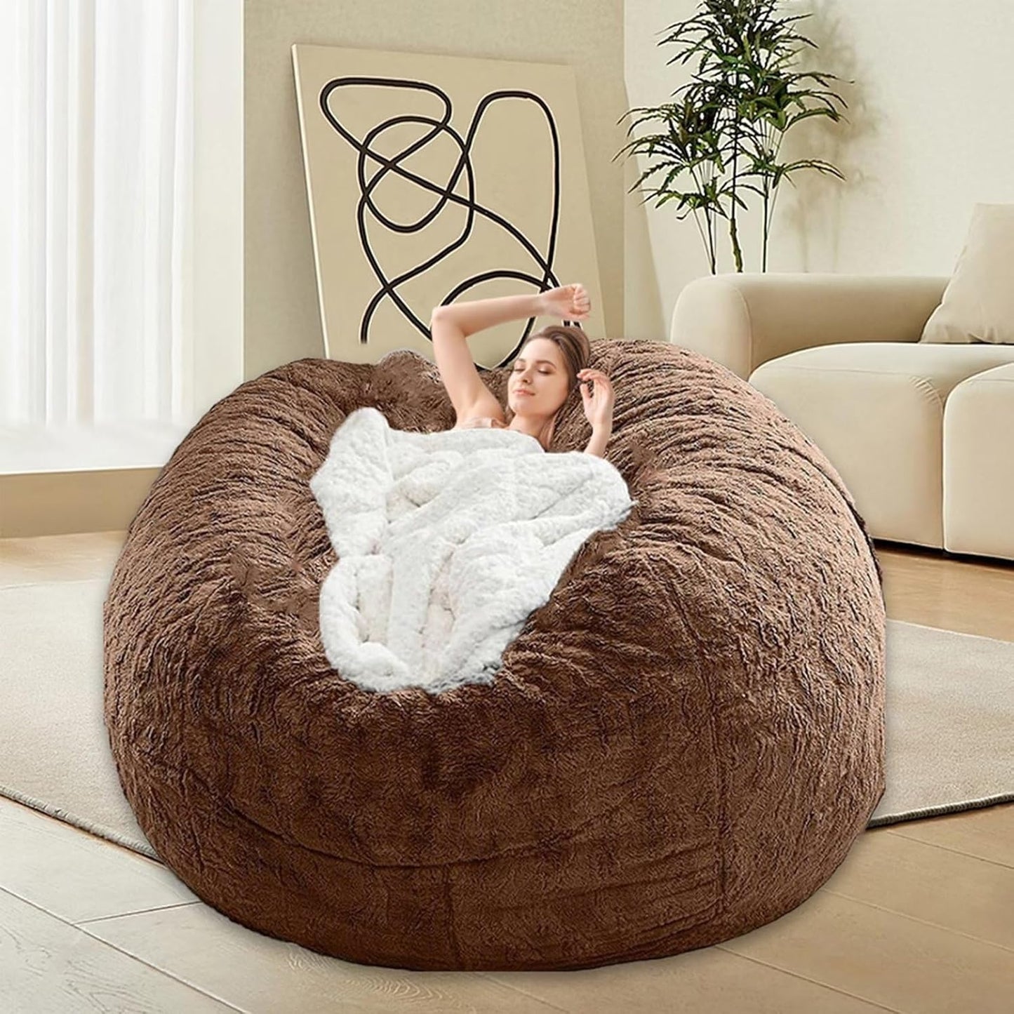 Bean Bag Chair for Adults Kids Lazy Sofa