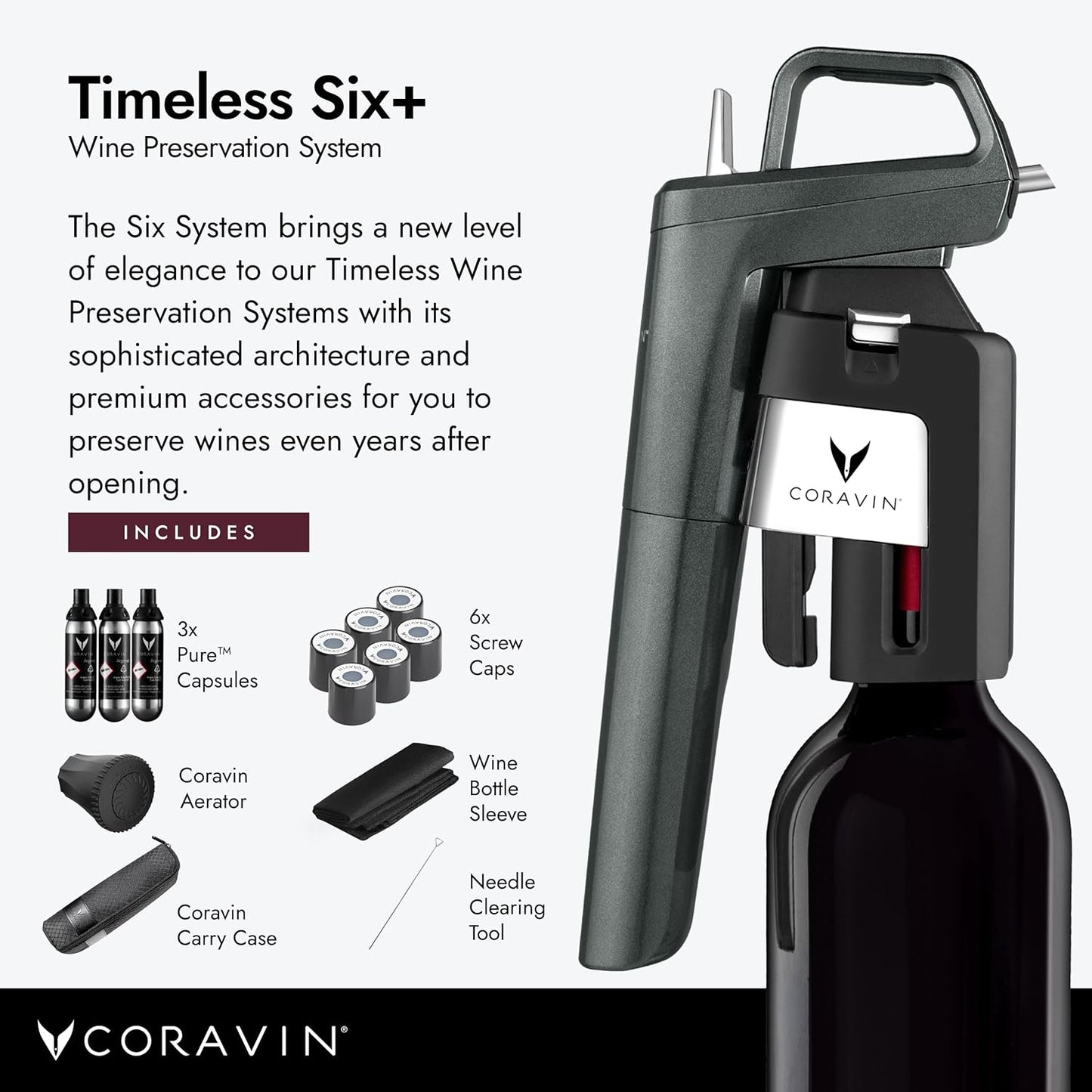 Timeless Six Plus Wine Preservation System