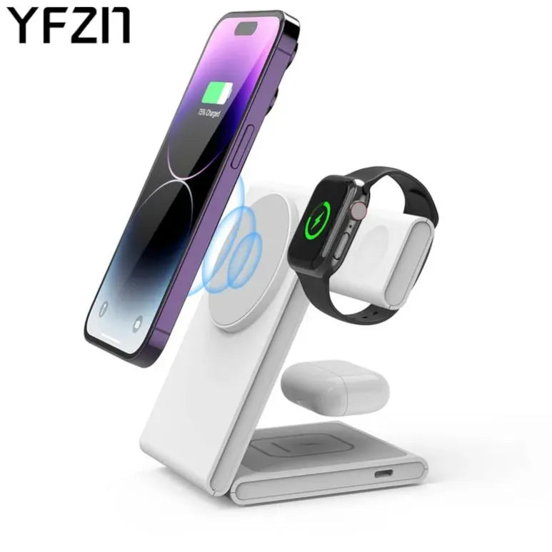 3-in-1 Magnetic Wireless Charger Multi-functional